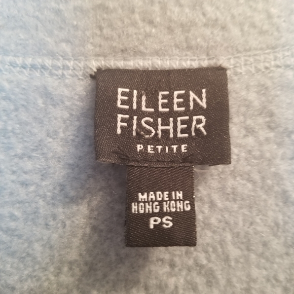 Eileen Fisher Petite Small Light Blue Blazer - Picture 5 of 7